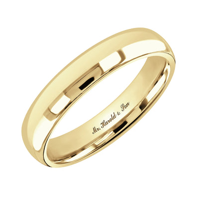 18ct Yellow Gold Wedding Rings