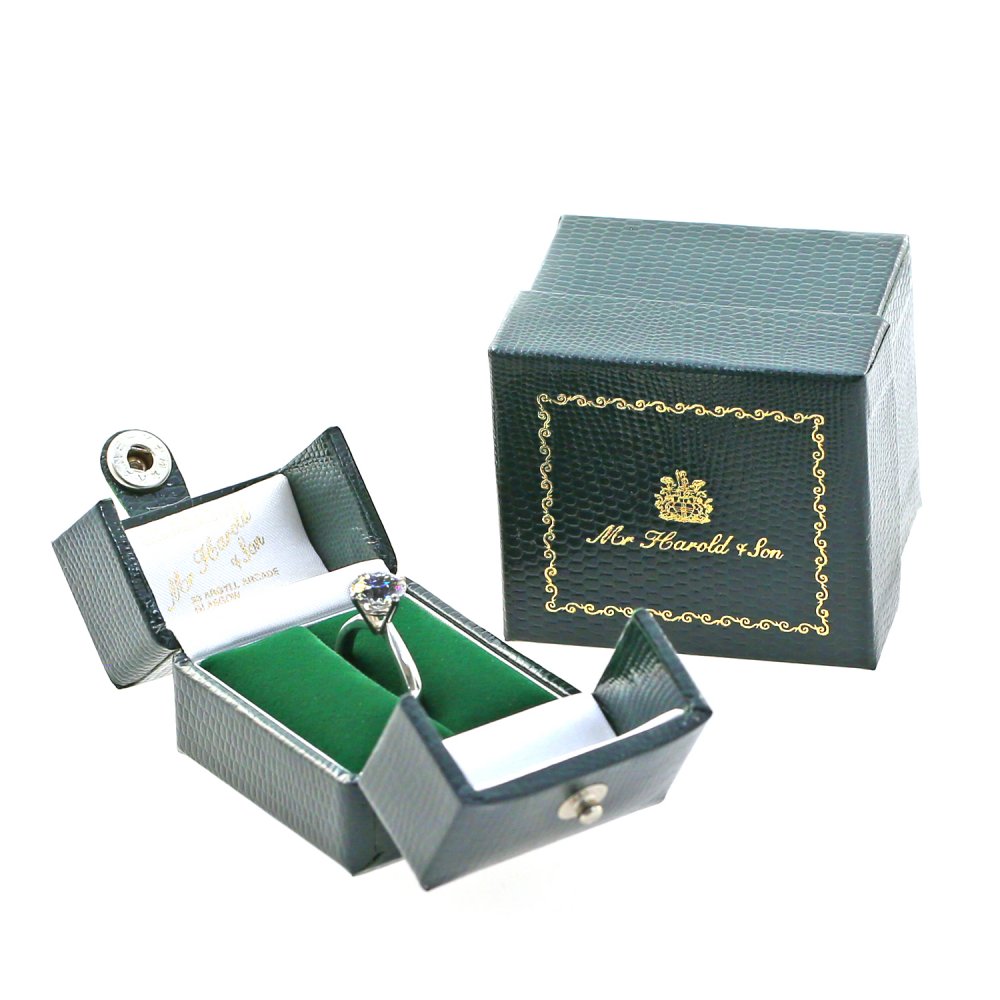 Platinum 0.50ct round brilliant cut diamond full eternity ring