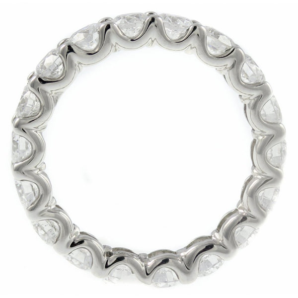 Platinum 3.00ct round brilliant cut diamond full eternity ring