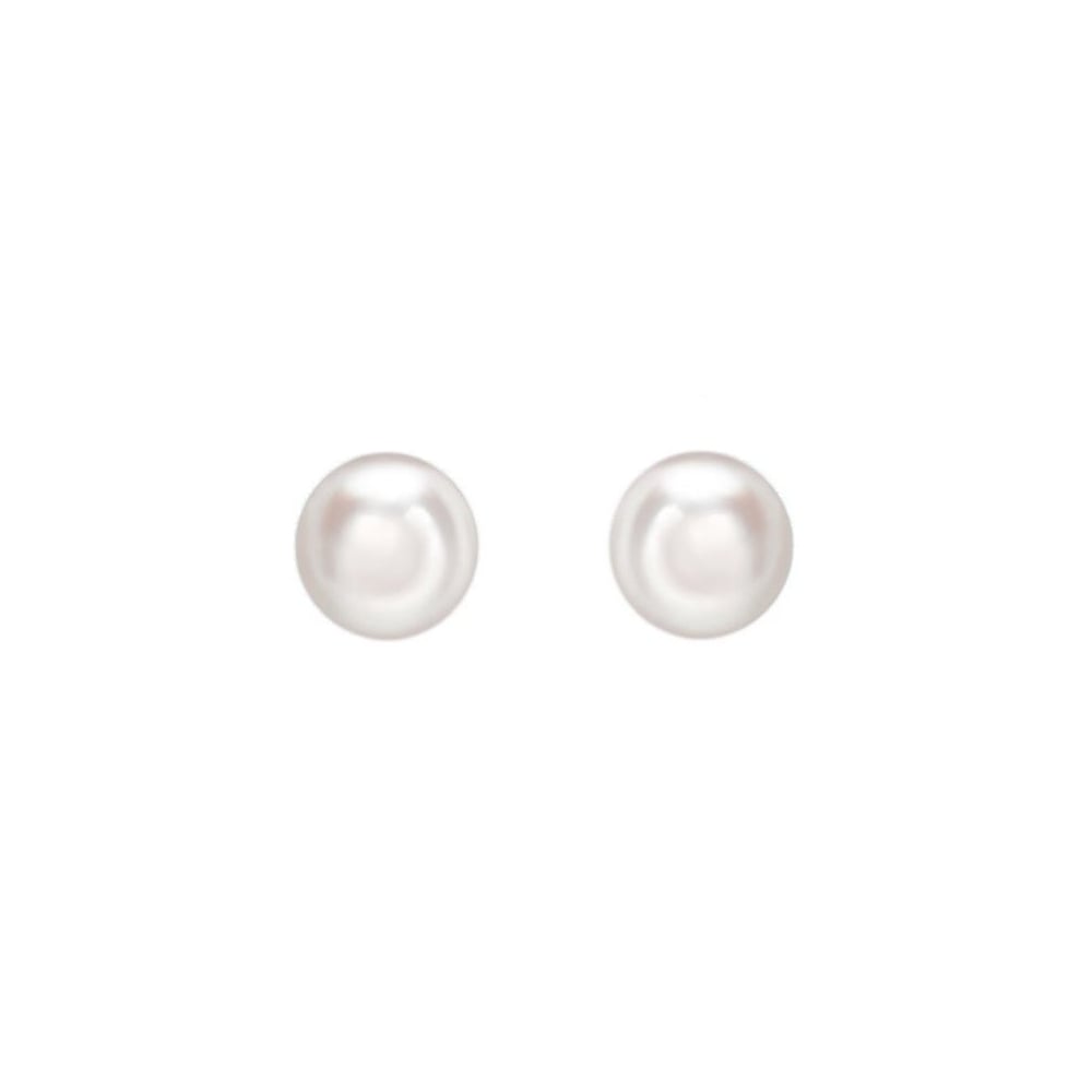 18ct white gold 11mm South Sea pearl stud earrings