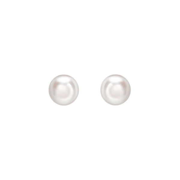 18ct white gold 11mm South Sea pearl stud earrings