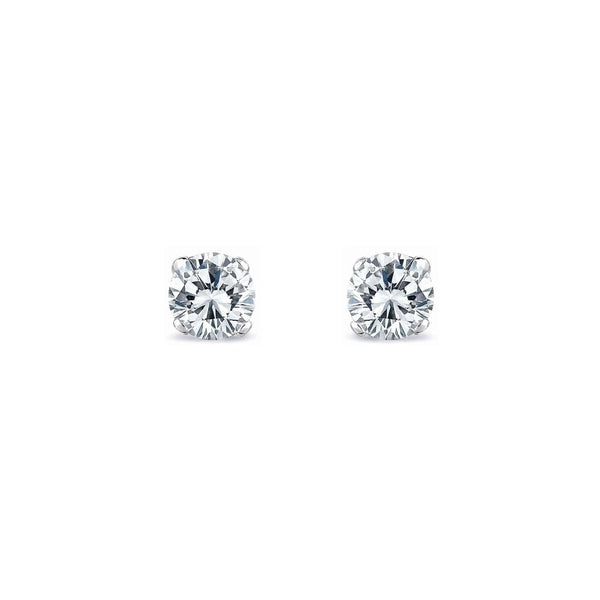 18ct white gold 1.50ct round brilliant diamond stud earrings