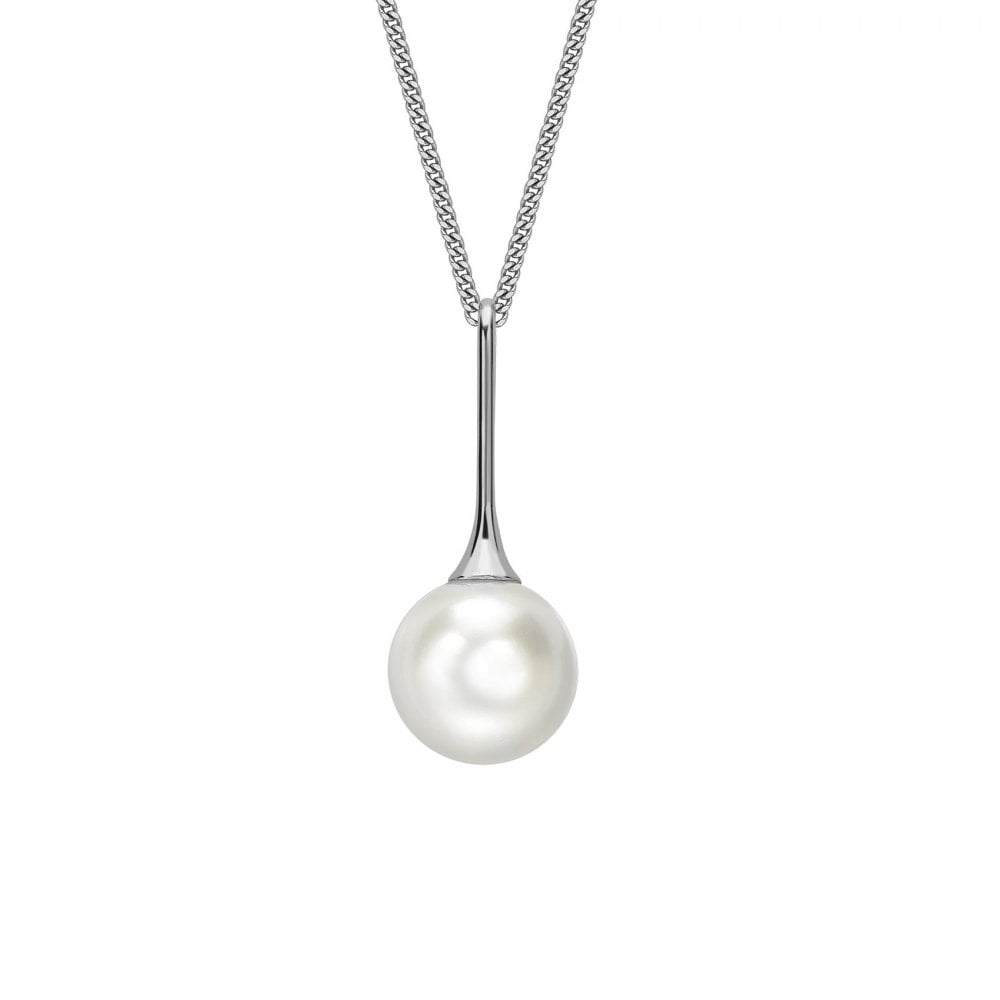 18ct white gold 11.5mm x 12mm Akoya pearl pendant