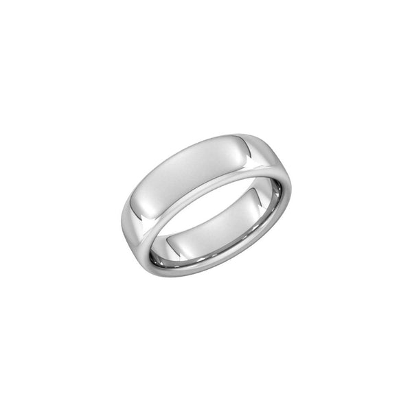 Platinum 7.0mm medium weight court wedding ring