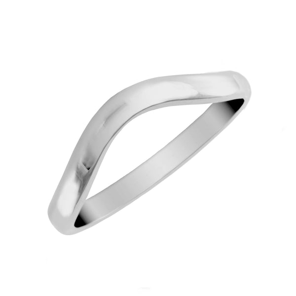 Platinum 2.5mm shaped to fit wedding ring