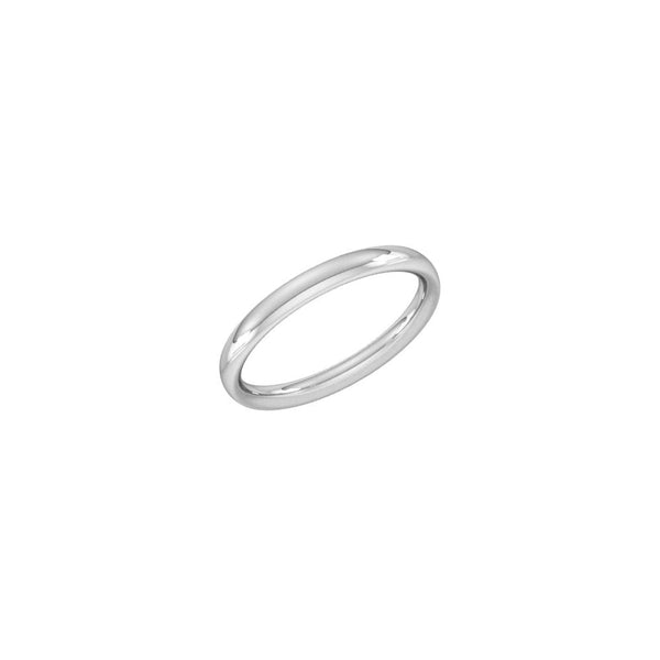 Platinum 2.5mm heavy weight court wedding ring