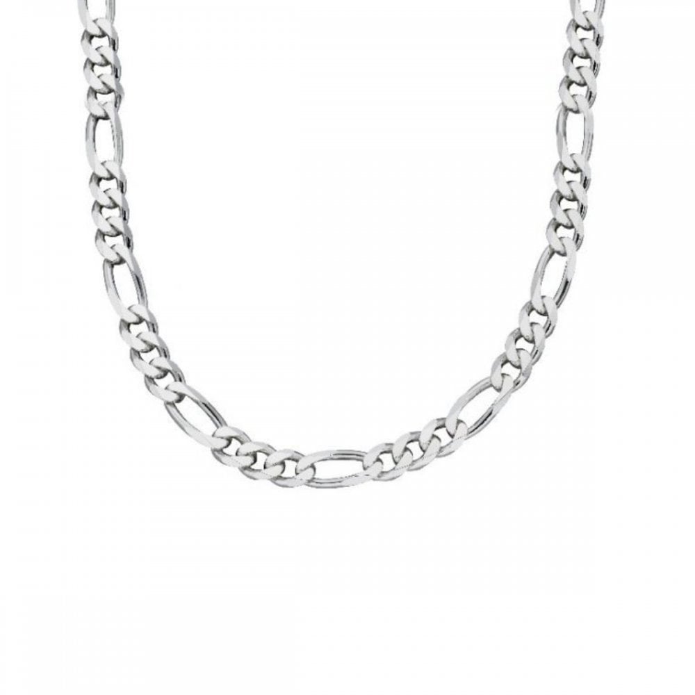 Silver 22" 16.8g figaro chain