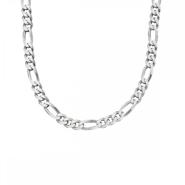 Silver 22" 16.8g figaro chain