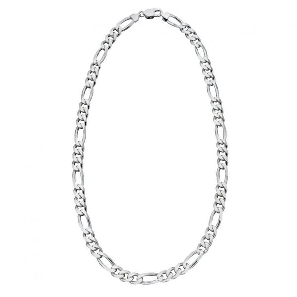 Silver 22" 16.8g figaro chain