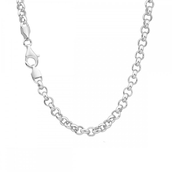 Silver 26" belcher chain