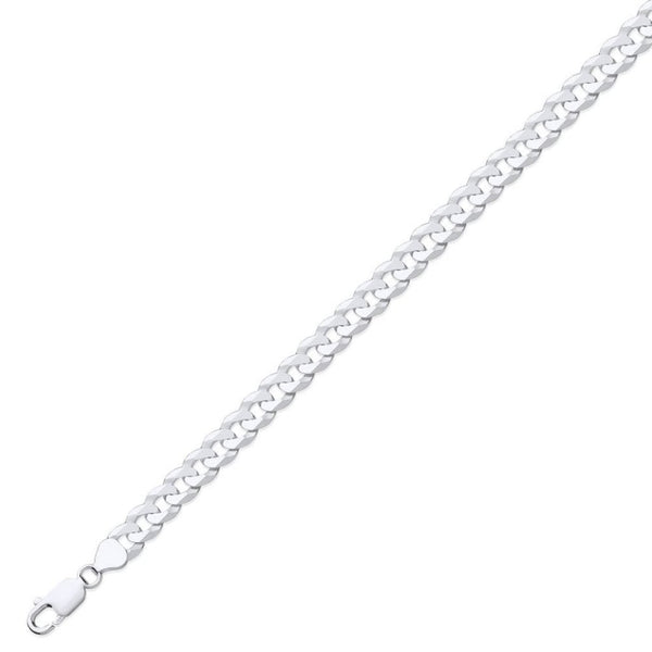 Silver 20" 27.6g curb chain