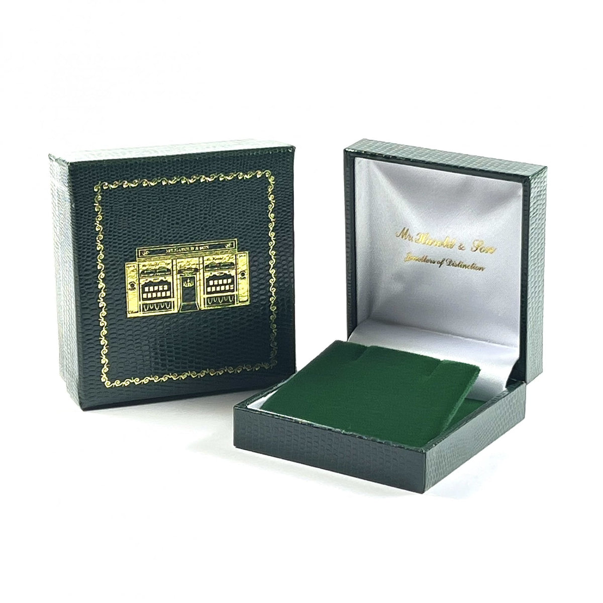 18ct white gold 1.82ct sapphire & 0.50ct diamond earrings