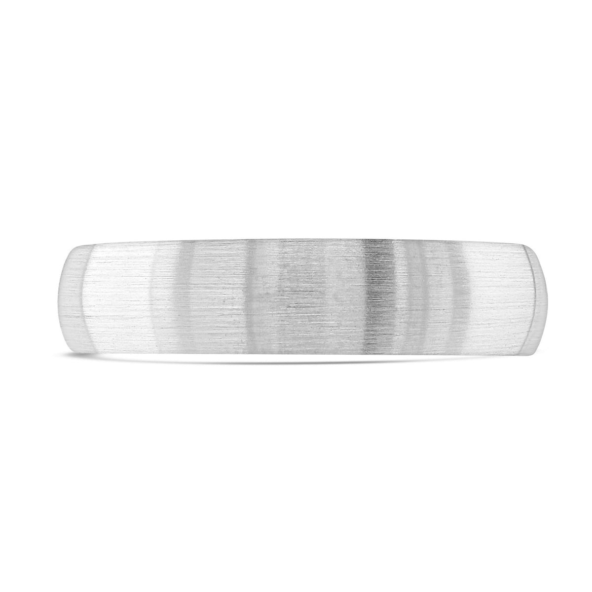 Platinum 5.0mm heavy weight court wedding ring