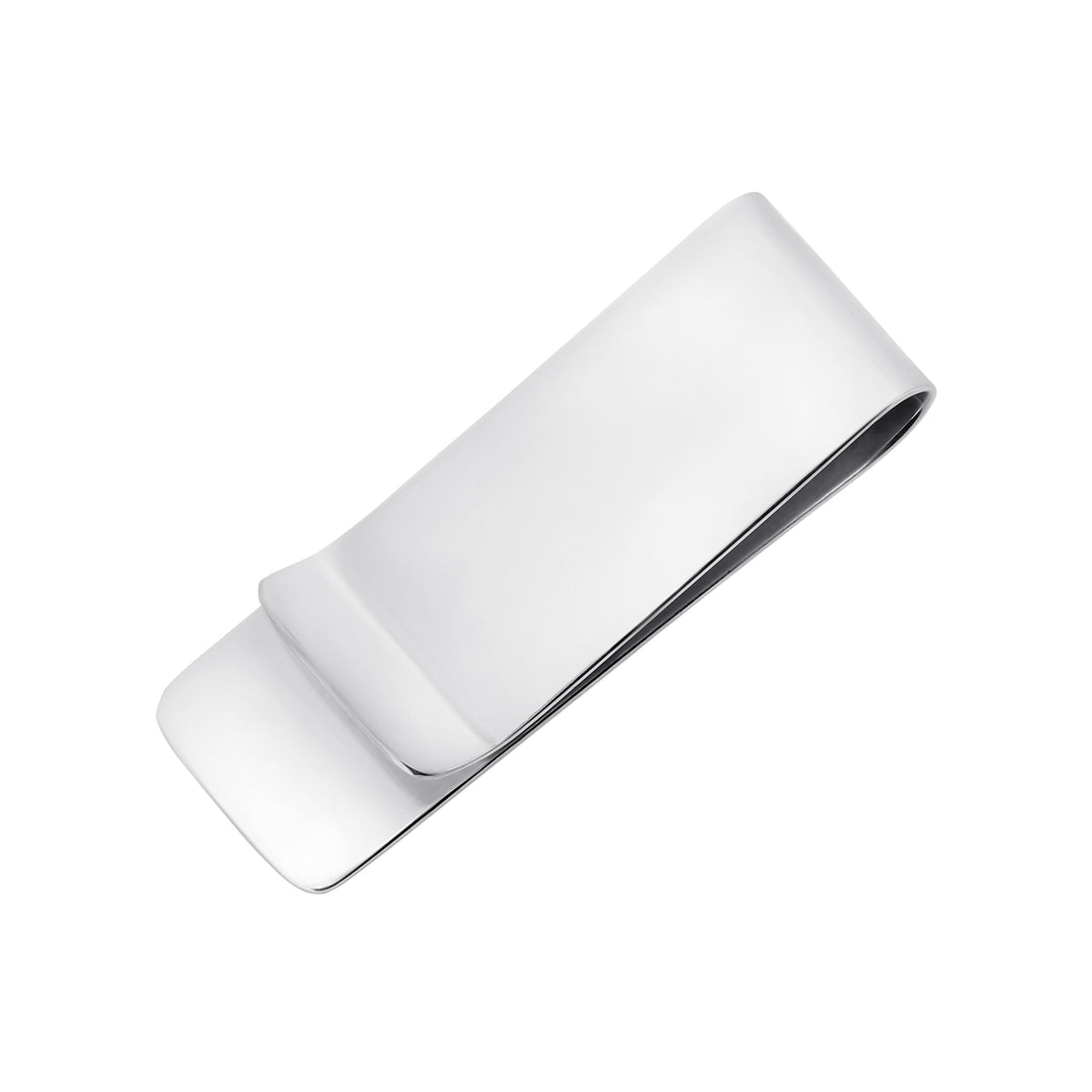 Silver 50x20mm patterned money clip