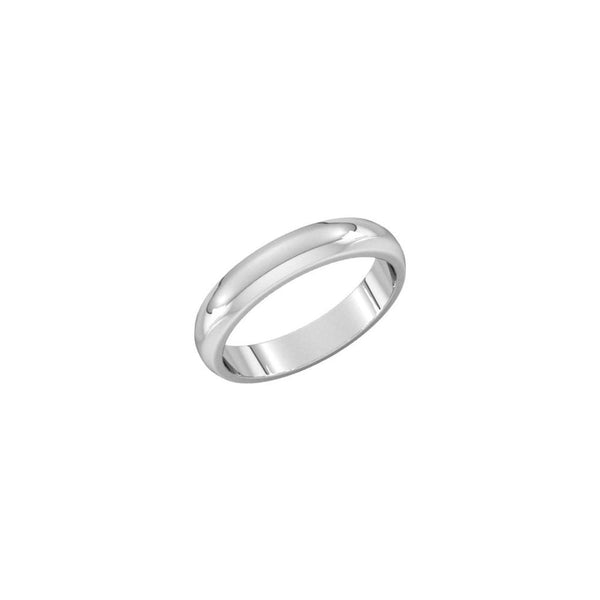 Platinum 4.0mm heavy weight court wedding ring