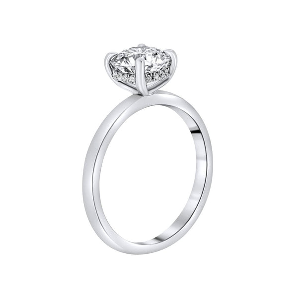Lab Grown Platinum 1.51ct D Vvs2 Igi Round Diamond Ring