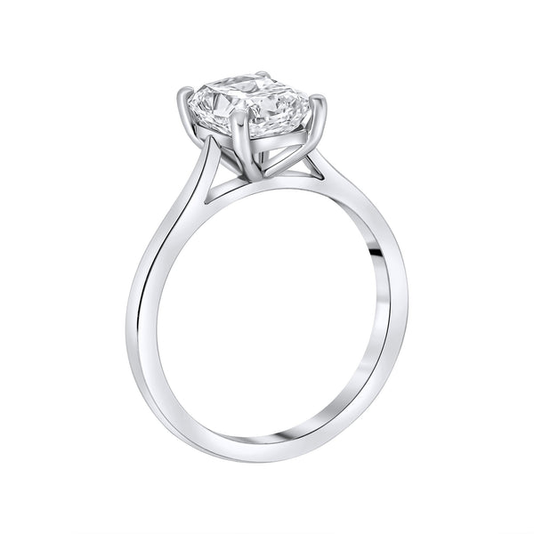 Platinum 2.34ct G VVS2 IGL cushion diamond ring