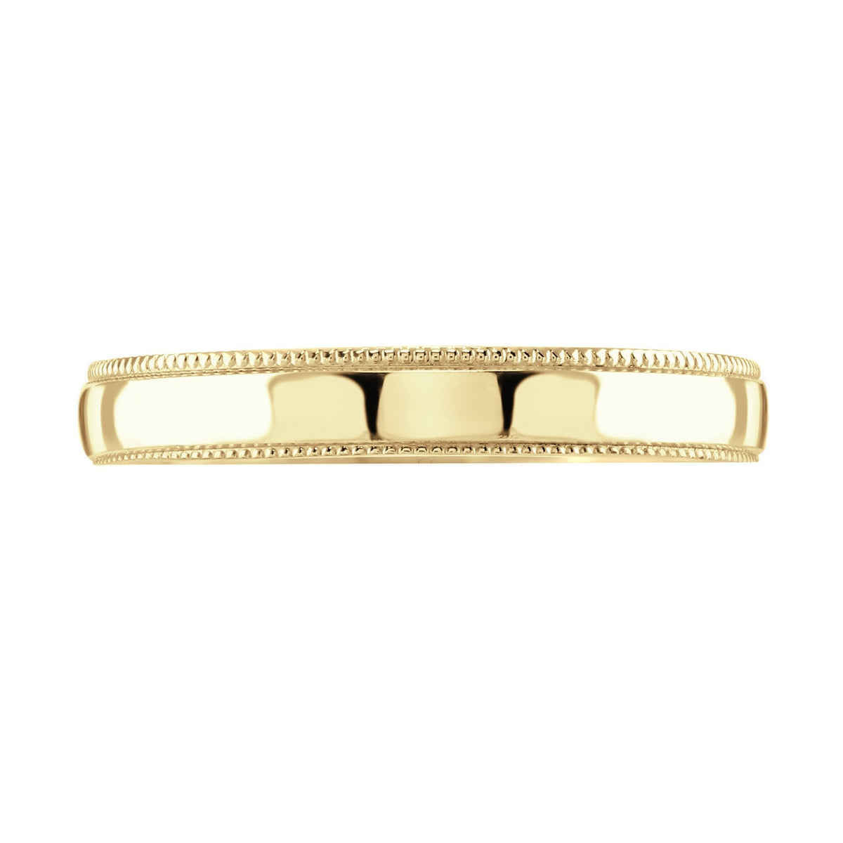 18ct yellow gold 4.0mm medium weight court wedding ring