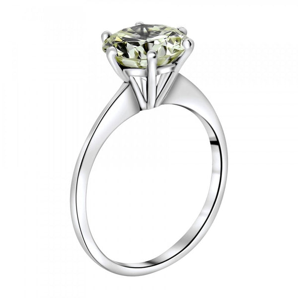 Preowed platinum 2.25ct round brilliant cut diamond ring