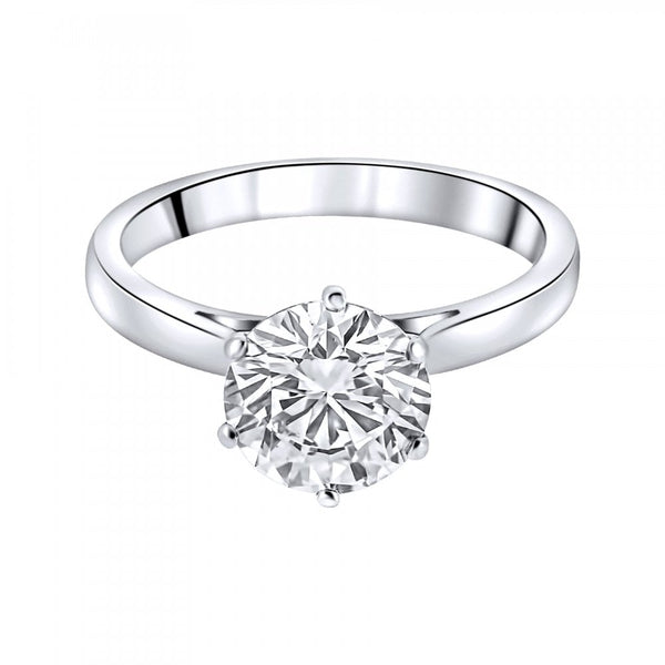 Preowned platinum 2.10ct I VS2 GIA round diamond ring