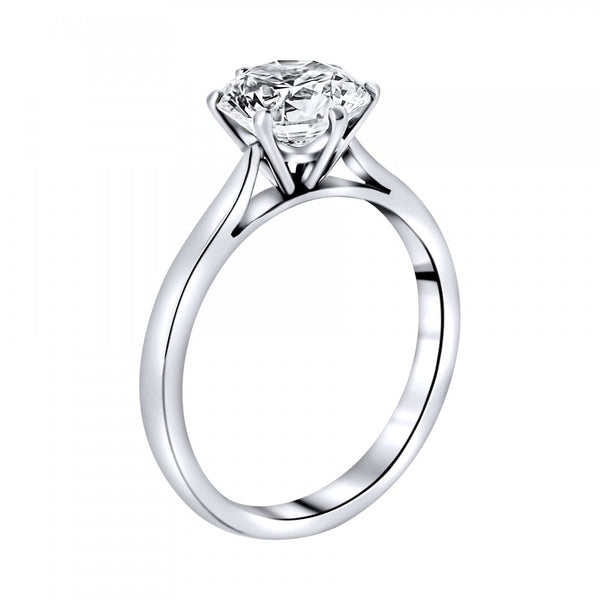 Preowned platinum 2.10ct I VS2 GIA round diamond ring