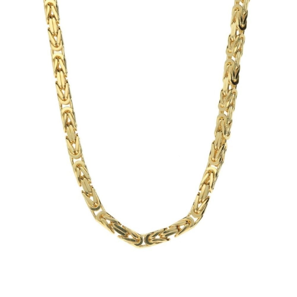 9ct yellow gold 20" 41.8g byzantine chain