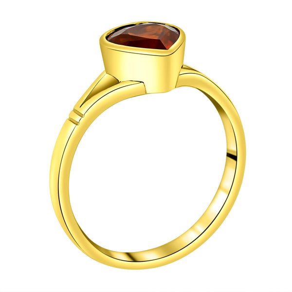 9ct yellow gold 8mm x 8mm heart fire opal ring