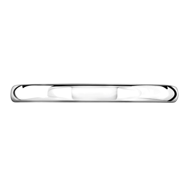 Platinum 2.5mm light weight court wedding ring