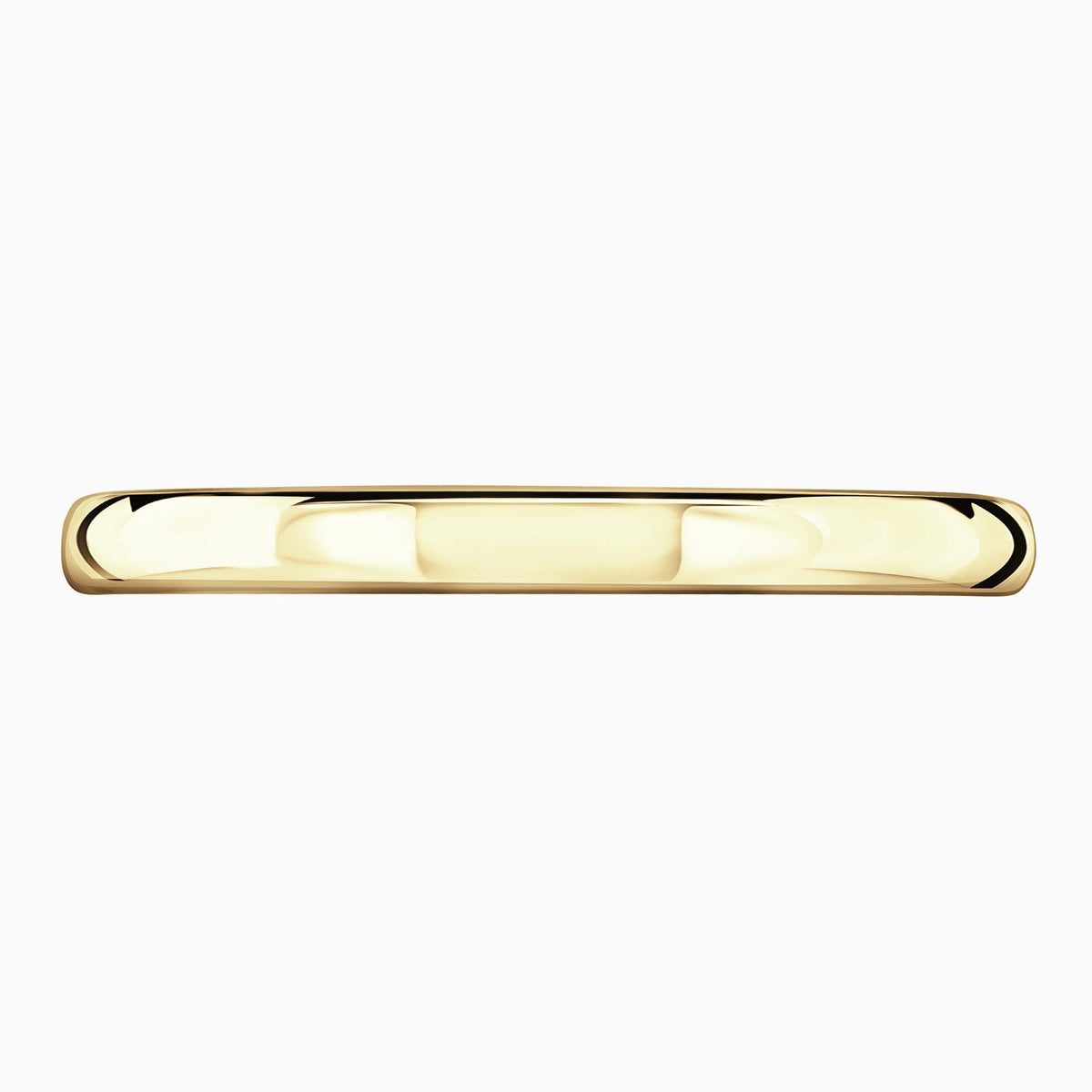 18ct yellow gold 2.0mm heavy weight court wedding ring