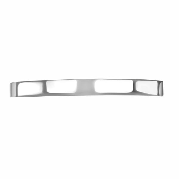 Platinum 2.5mm flat heavy weight court wedding ring