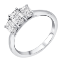 3 Stone Diamond Rings