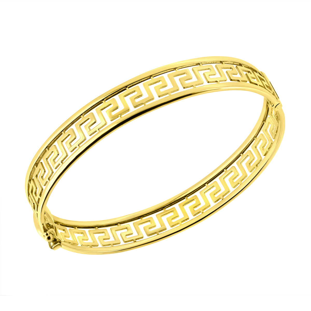 Preowned 9ct yellow gold 14.3g patterned bangle