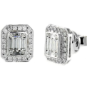 Diamond Cluster Earrings
