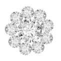 Diamond Halo Rings