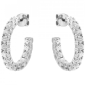 Lab Grown Diamond Hoop Earrings