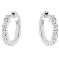 Diamond Hoop Earrings